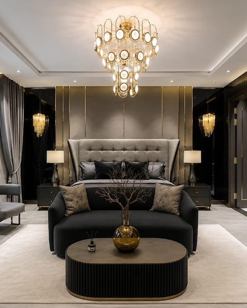 Bed Wall / Bedroom Design by Pakistan Interior, Faisalabad